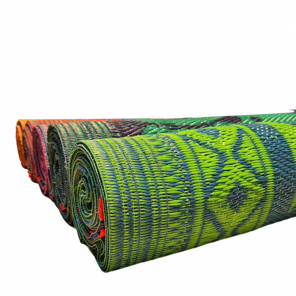 Finished PP Plastic Mat Produced by Mat Weaving Machine